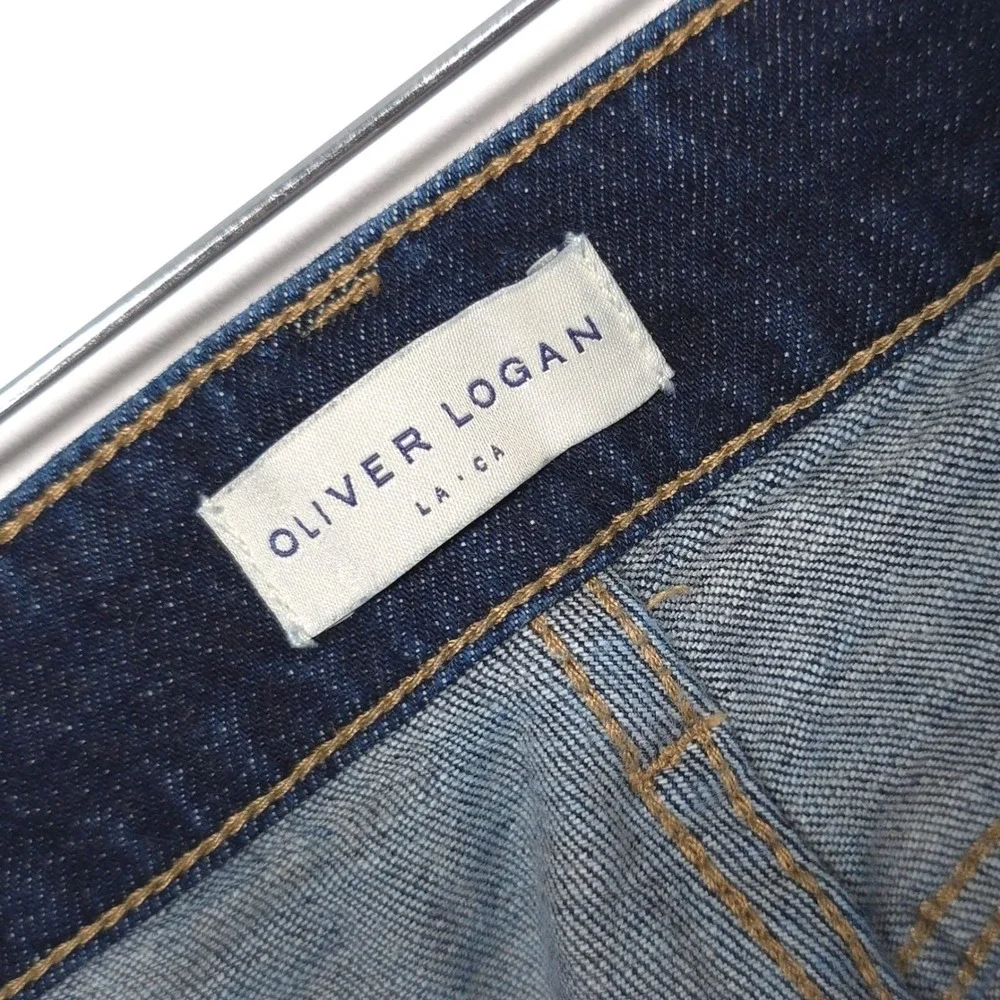 OLIVER LOGAN Women's Jeans Size 35 Madison Wide‎ Leg Slow Denim